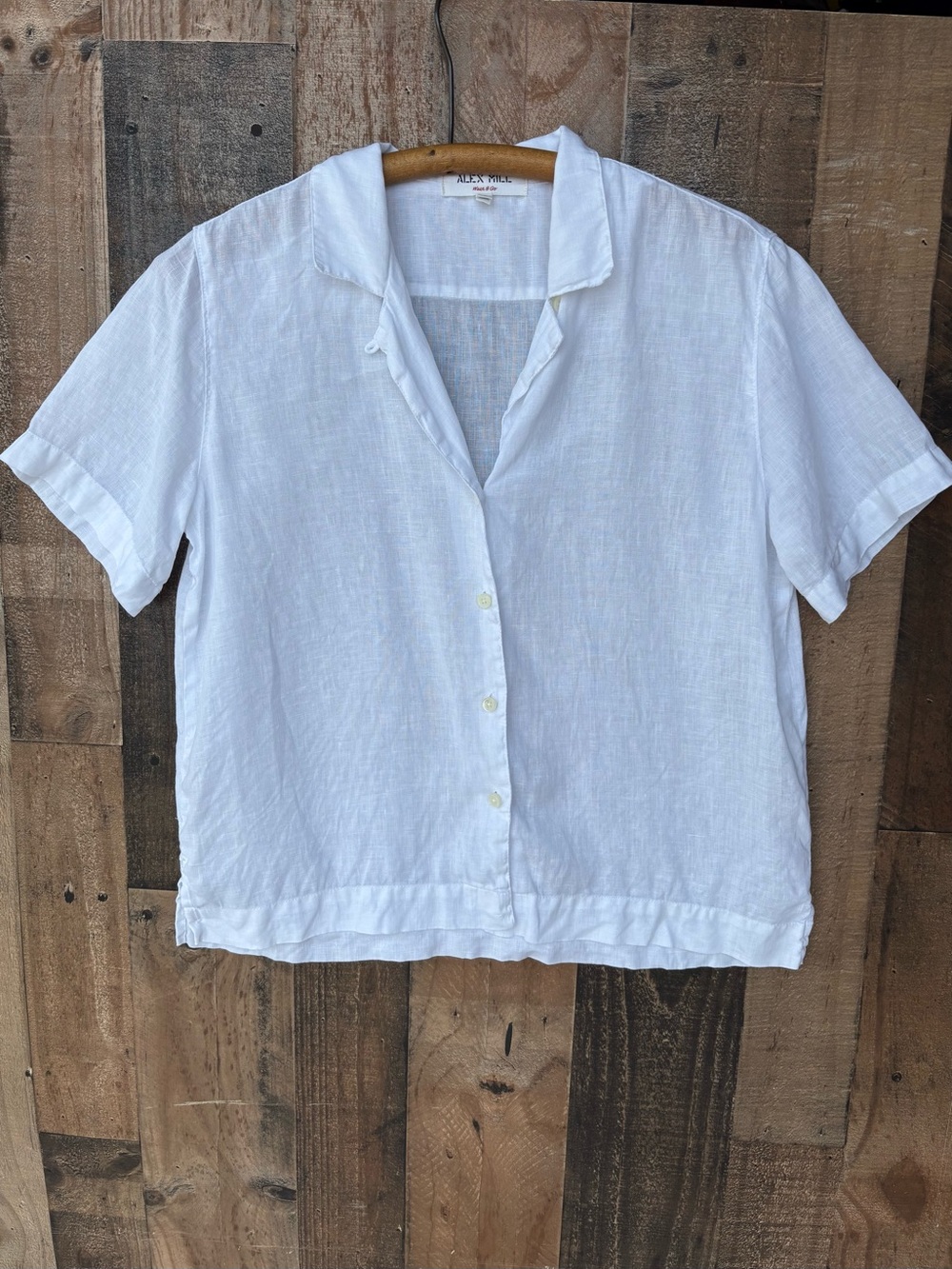 ALEX MILL Linen Camp Shirt
